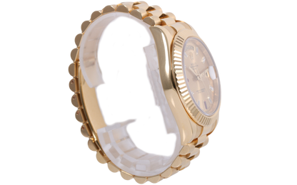 2013 Rolex Day-Date 41mm - 218238 (Factory Champagne Diamond/Ruby)