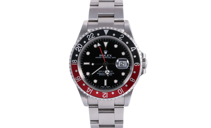 2002 Rolex GMT-Master II 40mm Solid End Links - 16710 (Coke) - Caseback Stickered