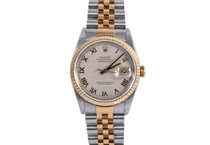1993 Rolex Datejust 36mm - 16233 (Ivory Pyramid Roman)