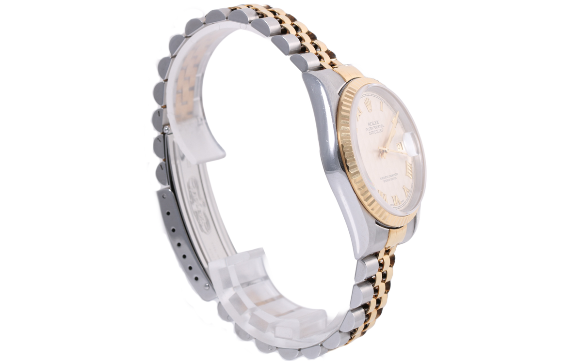 1993 Rolex Datejust 36mm - 16233 (Ivory Pyramid Roman)