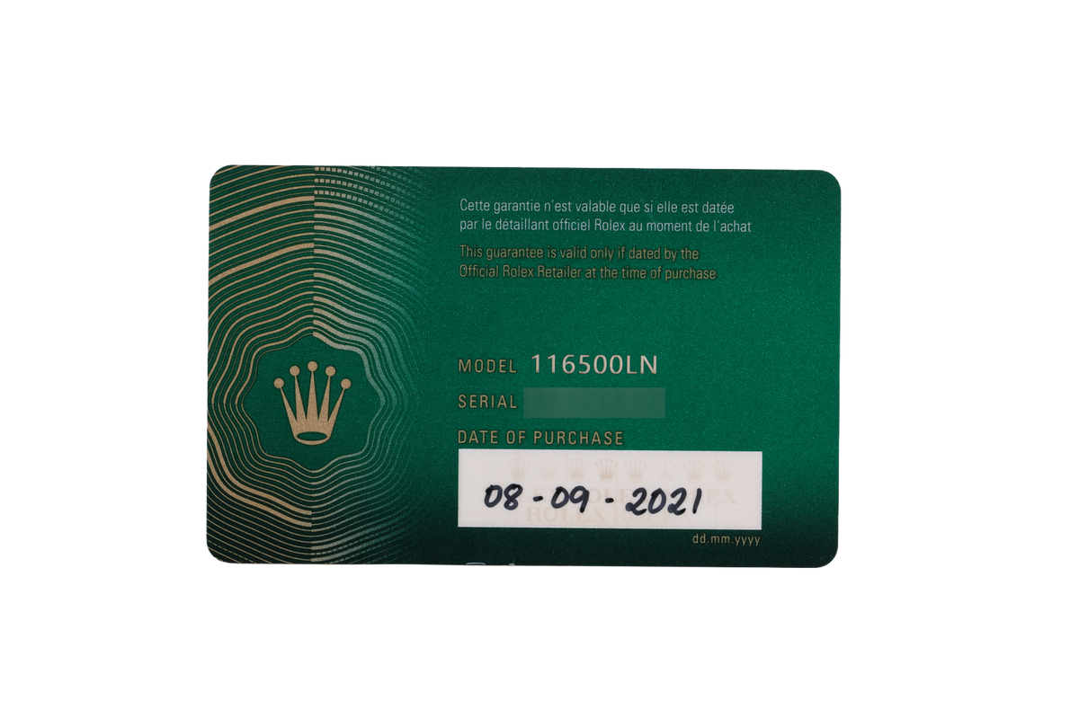2021 Rolex Daytona 40mm - 116500LN (Panda)