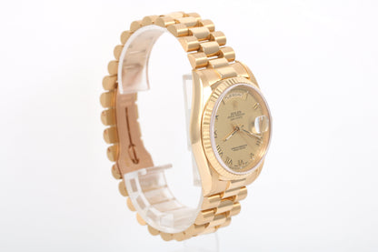 1995 Rolex Day-Date 36mm - 18238 (Champagne Roman)
