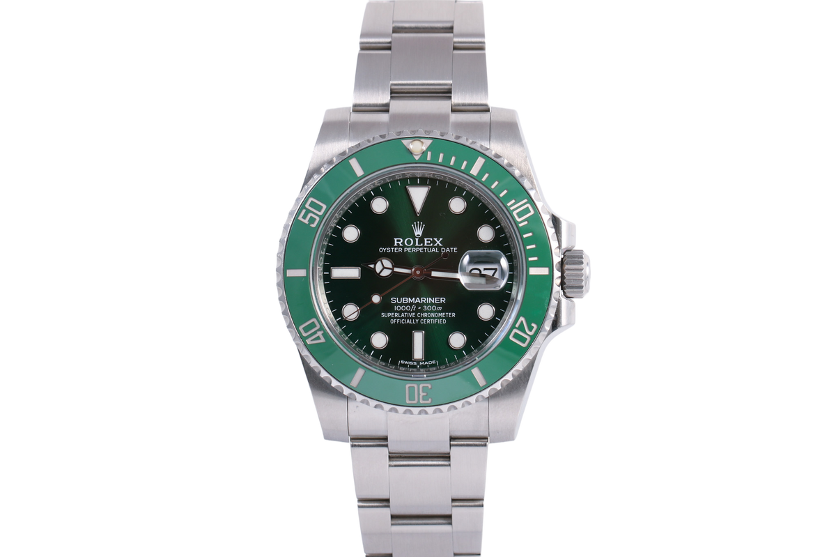 2018 Rolex Submariner Date 40mm - 116610LV (Hulk)