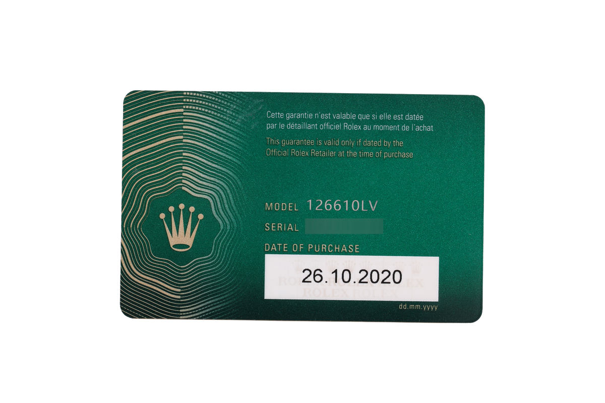2020 Rolex Submariner Date 41mm - 126610LV (Starbucks MK-1)