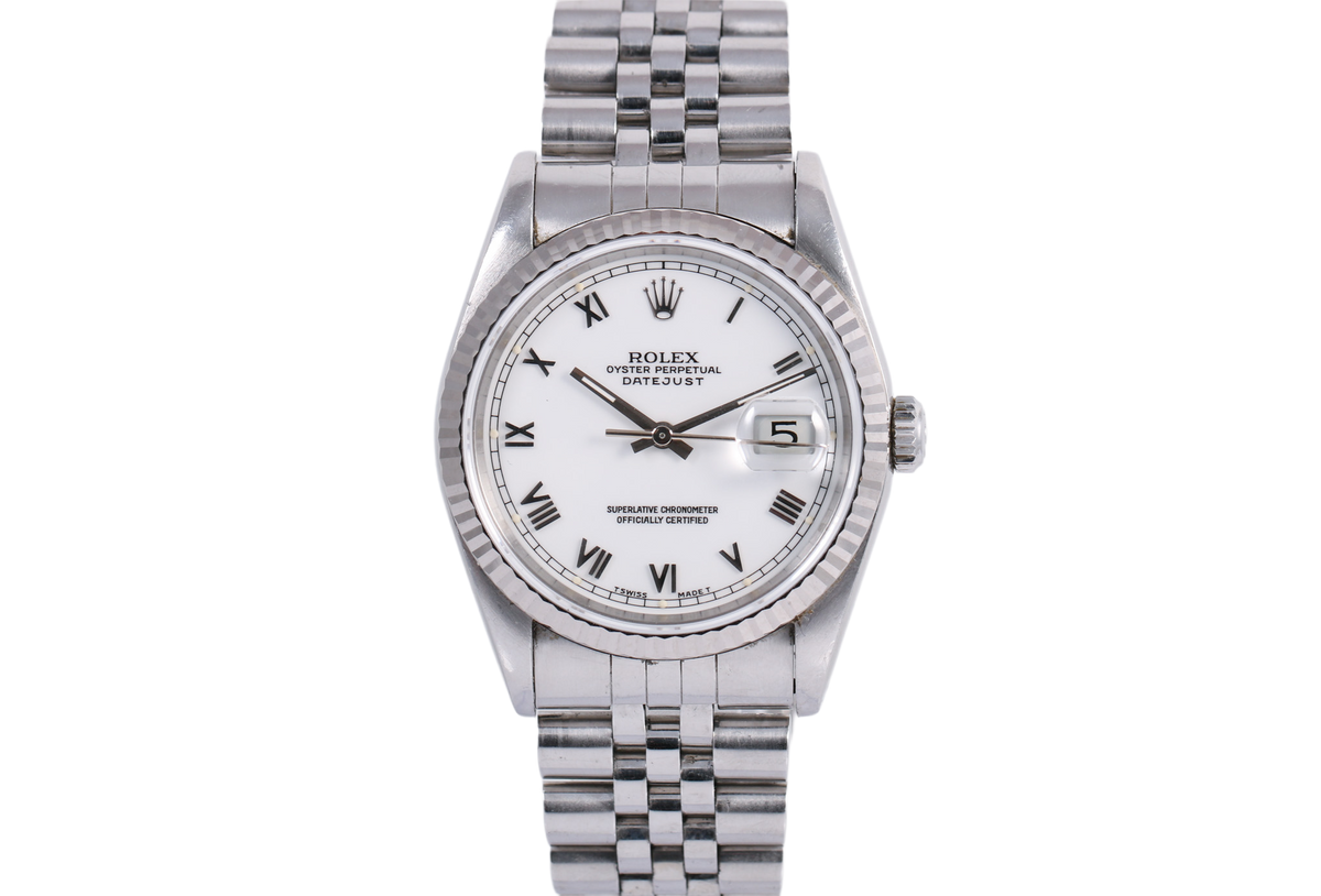 1993 Rolex Datejust 36mm - 16234 (White Roman)