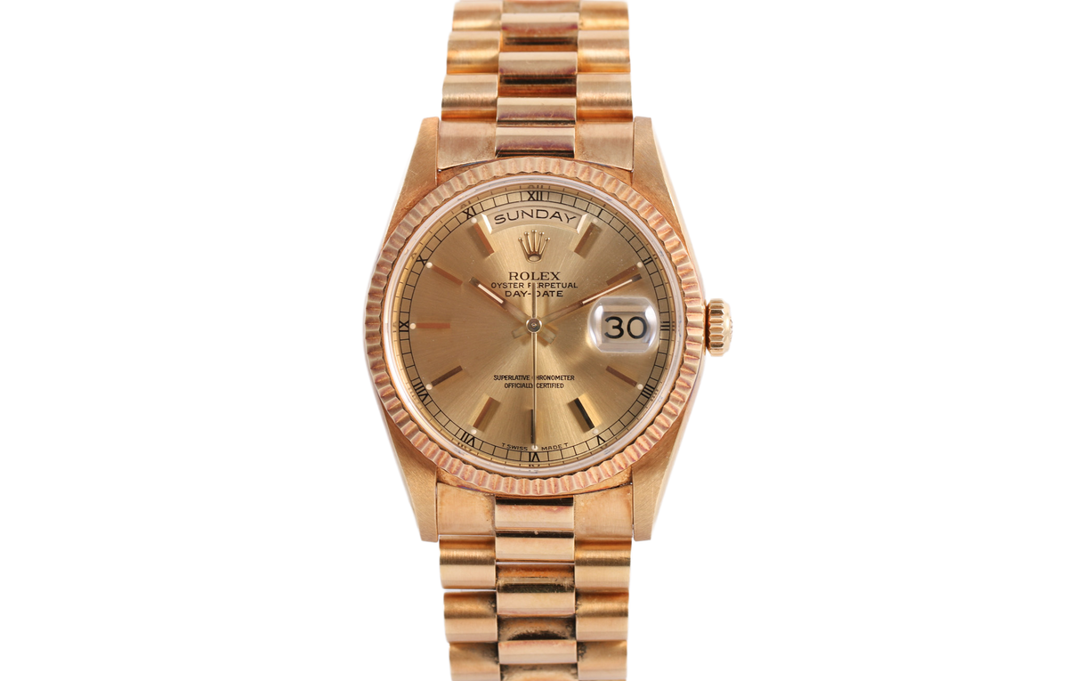 1993 Rolex Day-Date 36mm - 18238 (Champagne)