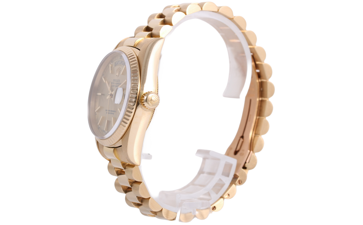 1987 Rolex Day-Date 36mm - 18038 (Champagne)