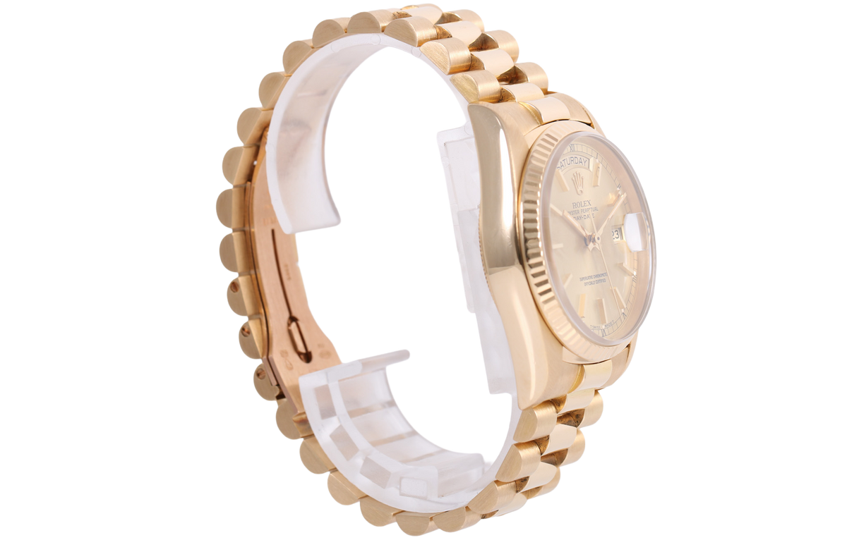 1987 Rolex Day-Date 36mm - 18038 (Champagne)