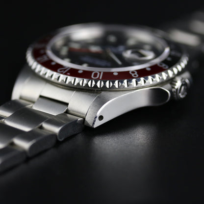 1990 Rolex 16710 GMT-MASTER II Coke Bezel Service Dial & Hands