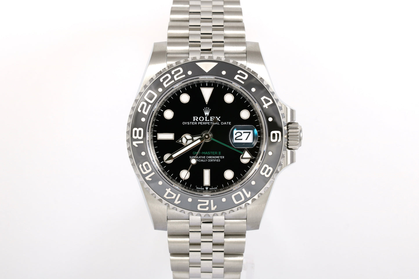 UNWORN 2025 Rolex GMT-MASTER II Jubilee - 126710GRNR (Bruce Wayne)