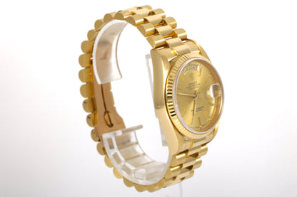 1985 Rolex Day-Date 36mm - 18038 (Champagne)
