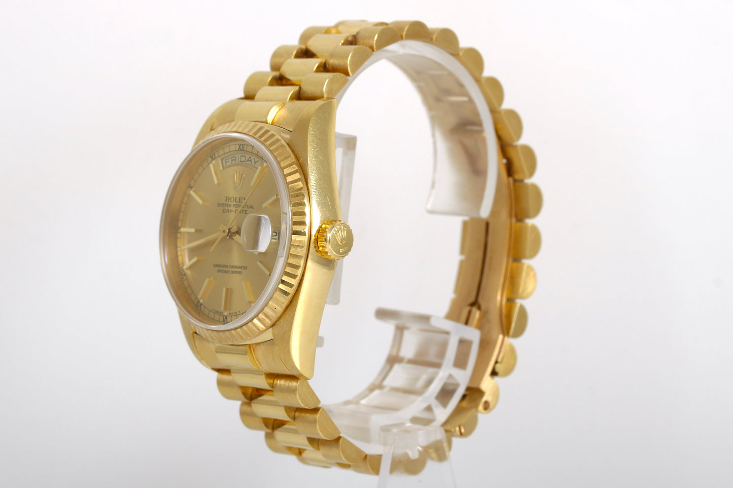 1987 Rolex Day-Date 36mm - 18038 (Champagne)
