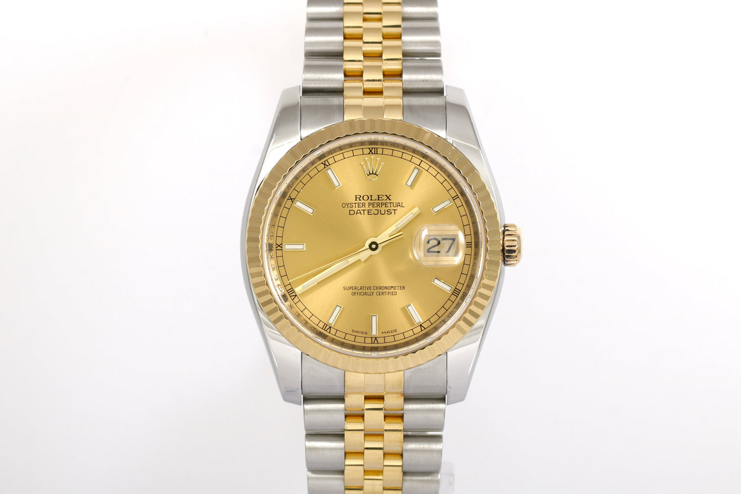 2007 ROLEX Datejust 36mm - 116233 (Hidden Clasp)