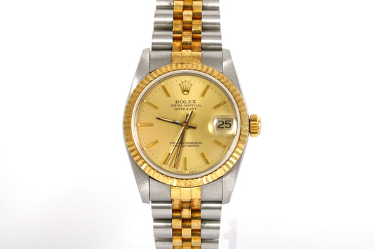 1987 Rolex Datejust 31mm - 68273 (Champagne)