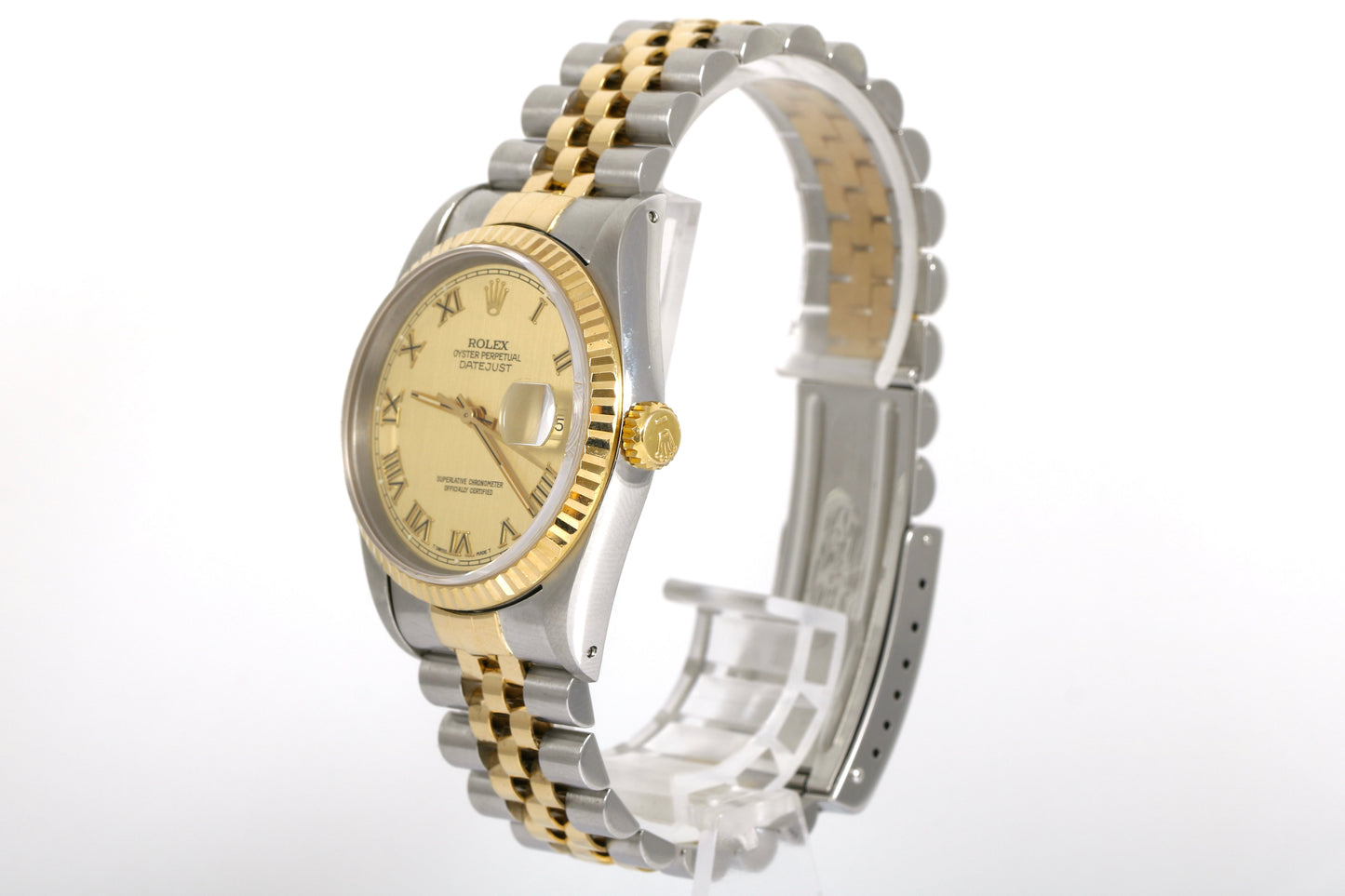 1991 Rolex Datejust 36mm - 16233 (Champagne Roman)