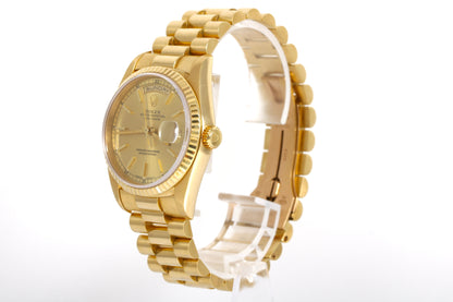1990 Rolex Day-Date 36mm - 18238 (Champagne)