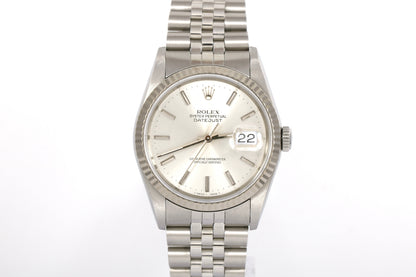 1990 Rolex Datejust 36mm - 16234 (Silver)
