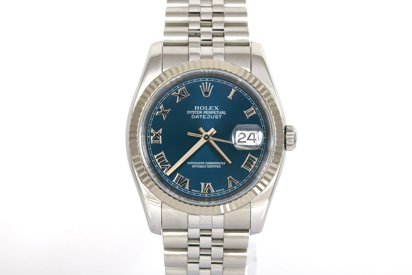 2005 Rolex Datejust 36 Super Jubilee - 116234 (Blue Roman)