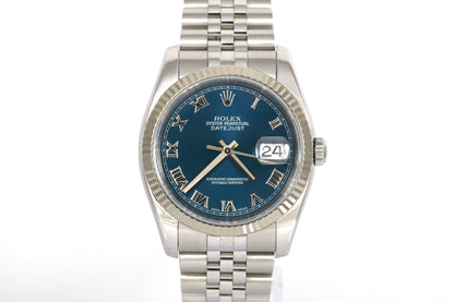 2005 Rolex Datejust 36 Super Jubilee - 116234 (Blue Roman)