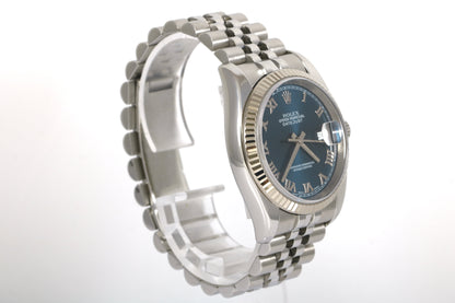 2005 Rolex Datejust 36 Super Jubilee - 116234 (Blue Roman)