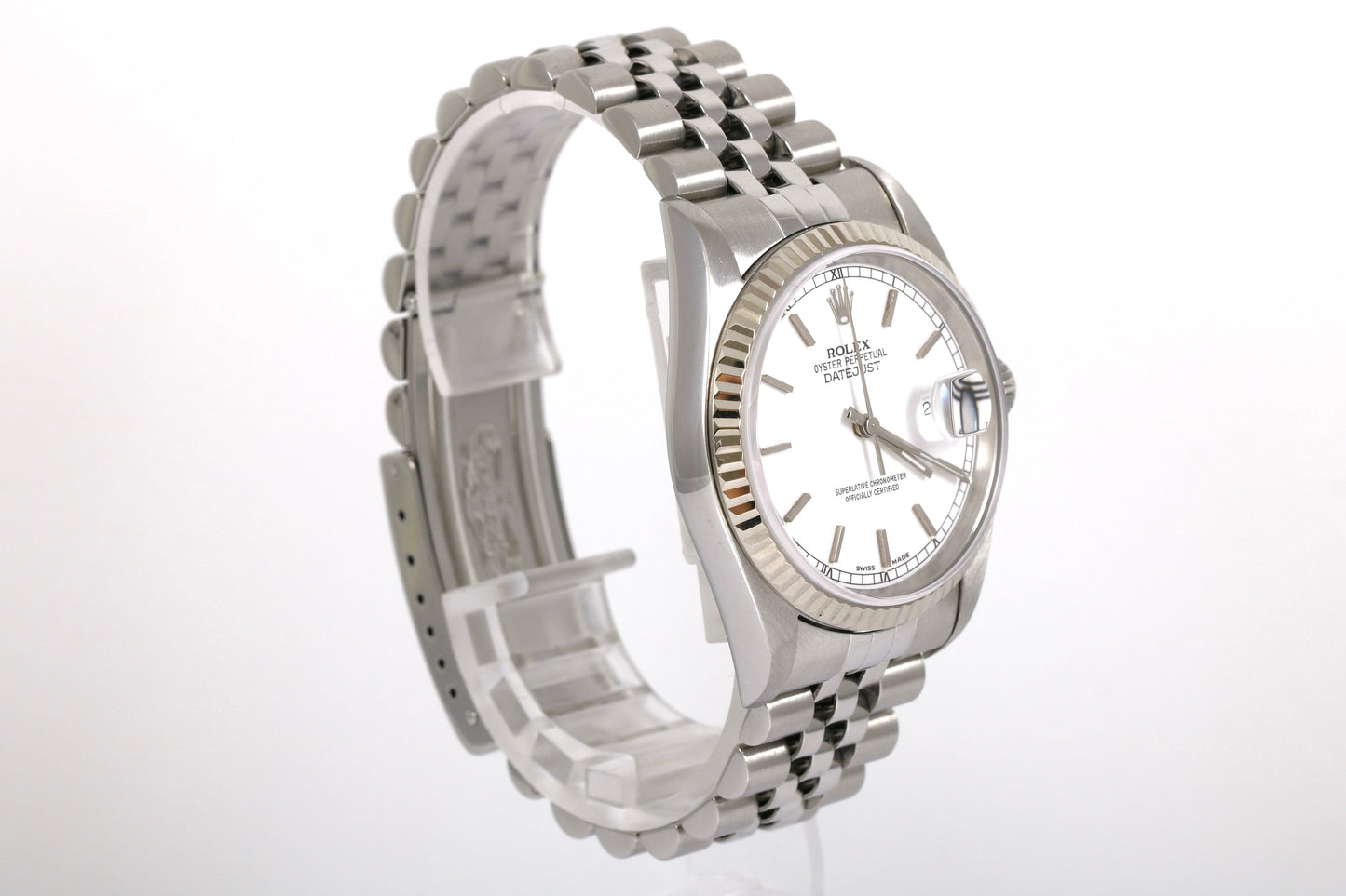 2001 Rolex Datejust 36mm - 16234 (White Stick)