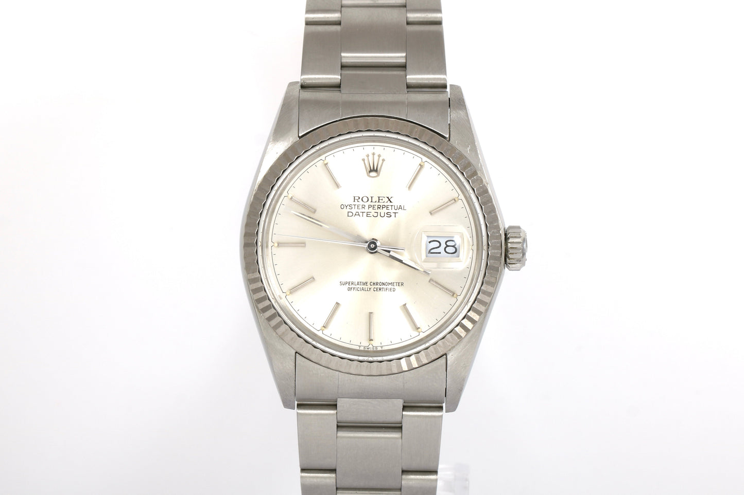 1985 Rolex Datejust 36mm - 16014 (Silver)