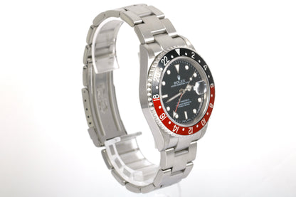 2005 Rolex GMT-MASTER II No Holes Case - 16710 (Coke)