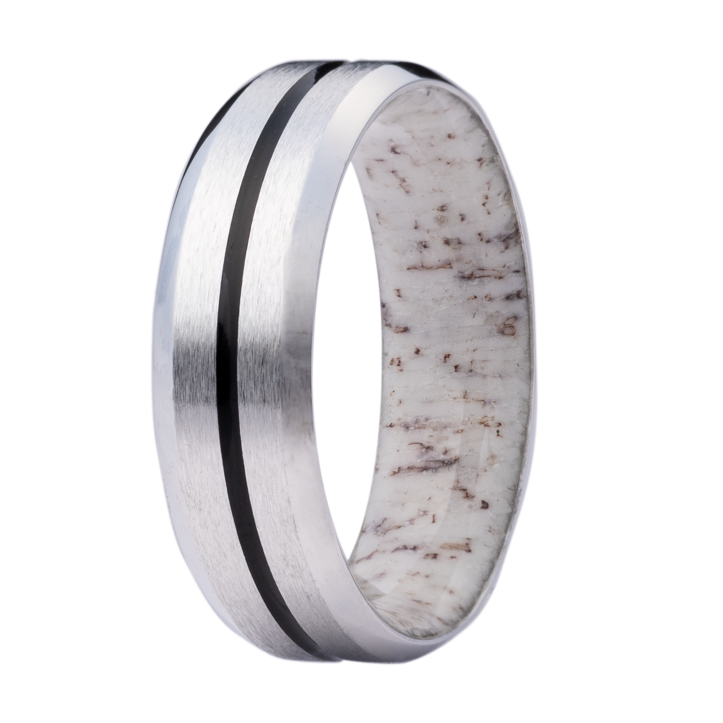 Cobalt Antler Sleeve Ring - Satin Finish