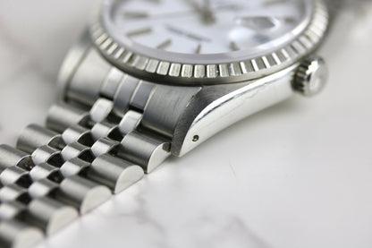 1991 ROLEX 16220 Datejust 36mm Original White Dial