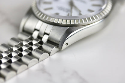 1991 ROLEX 16220 Datejust 36mm Original White Dial