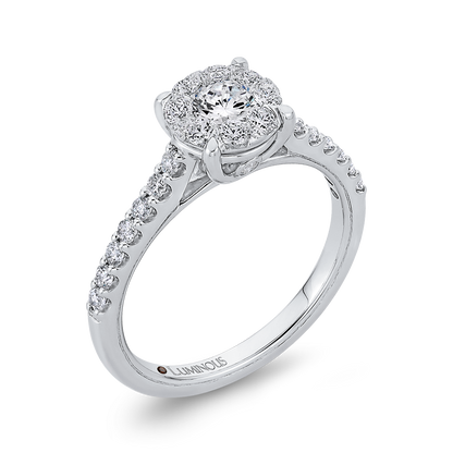 Diamond Engagement Ring in 14K White Gold