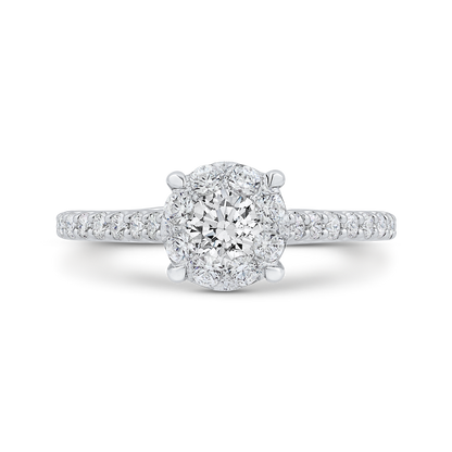 Diamond Engagement Ring in 14K White Gold