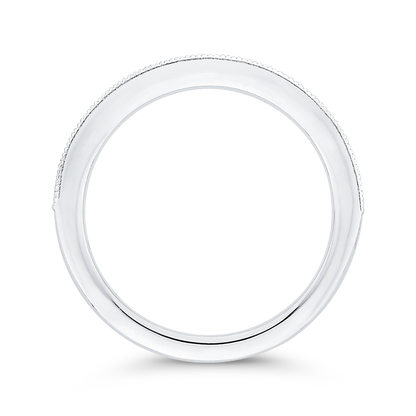 Diamond Half-Eternity Wedding Band in 14K White Gold