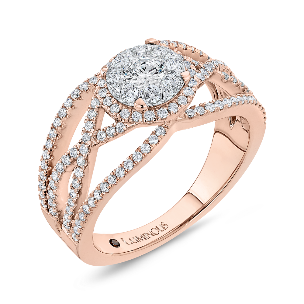 Diamond Fashion Ring in 14K Two Tone Gold