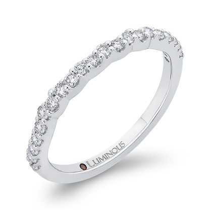 Diamond Wedding Band in 14K White Gold