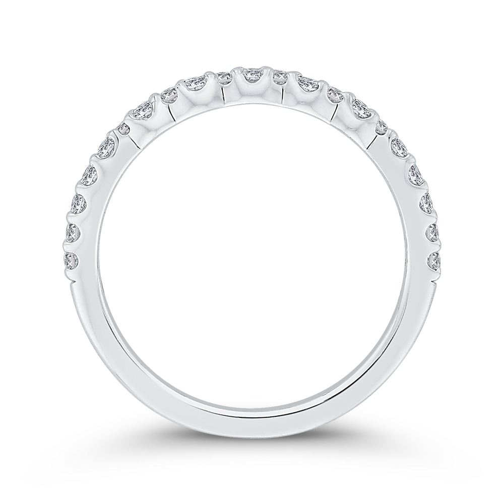 Diamond Wedding Band in 14K White Gold