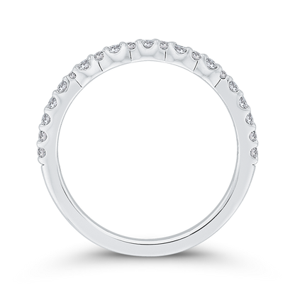 Diamond Wedding Band in 14K White Gold