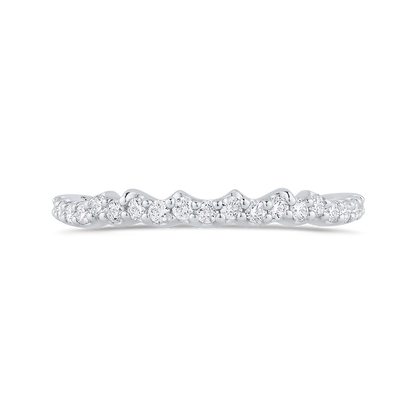 Diamond Wedding Band in 14K White Gold