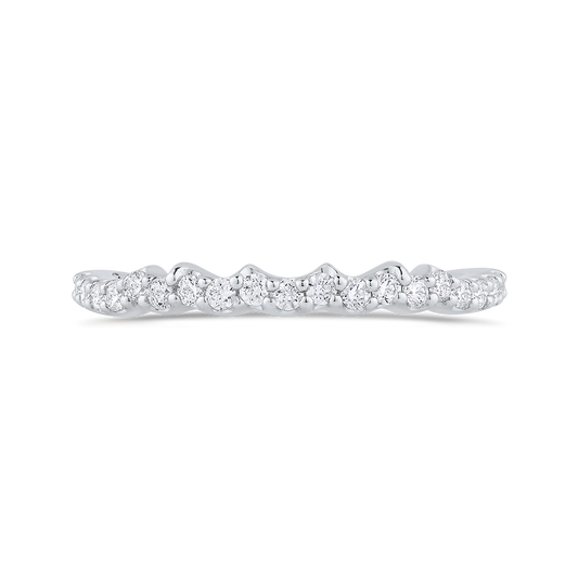 Diamond Wedding Band in 14K White Gold