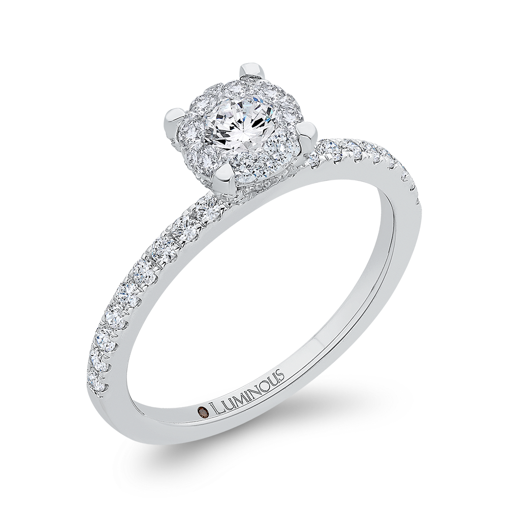 Diamond Engagement Ring in 14K White Gold