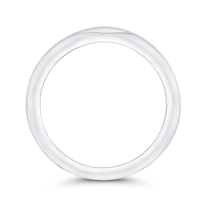 Plain Wedding Band in 14K White Gold