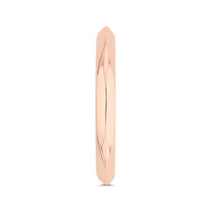 Plain Wedding Band in 14K Rose Gold