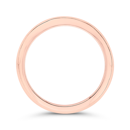 Plain Wedding Band in 14K Rose Gold