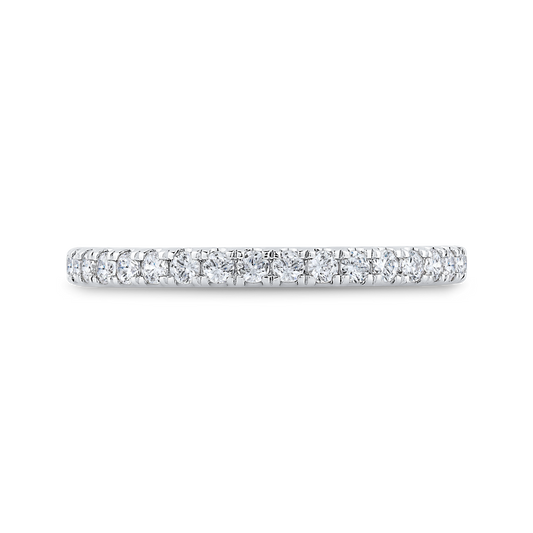 Diamond Wedding Band in 14K White Gold