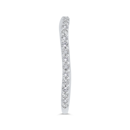 Diamond Wedding Band in 14K White Gold