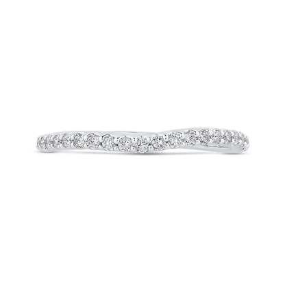 Diamond Wedding Band in 14K White Gold