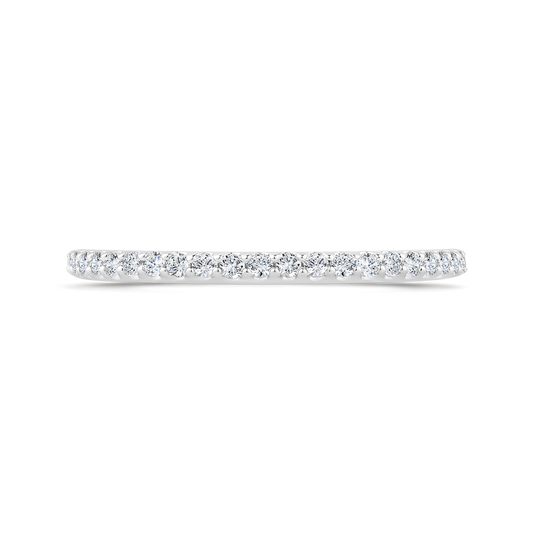 Diamond Half-Eternity Wedding Band in 14K White Gold