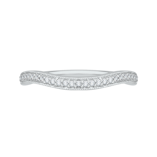Diamond Wedding Band in 14K White Gold