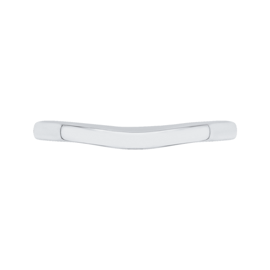 Plain Wedding Band in 14K White Gold