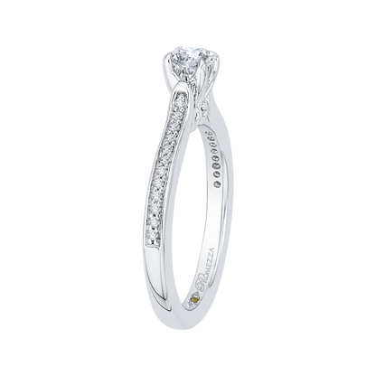 Diamond Engagement Ring in 14K White Gold